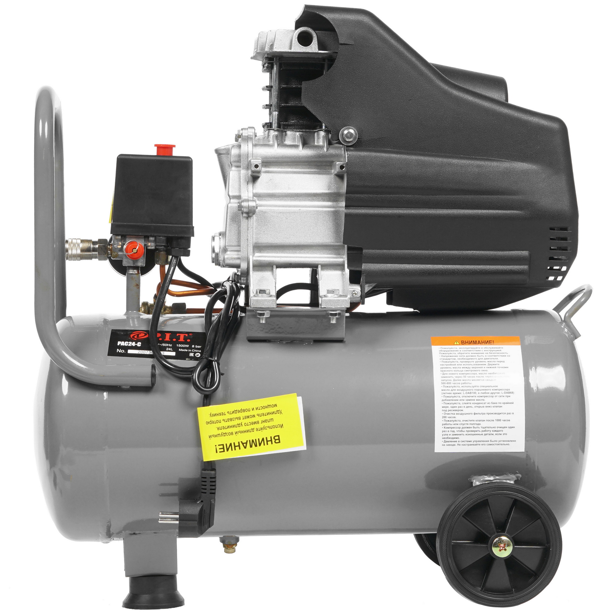 Компрессор поршневой масляный P.I.T. PAC24-C 8141902 PIT STDN-0058774 - Вид №2