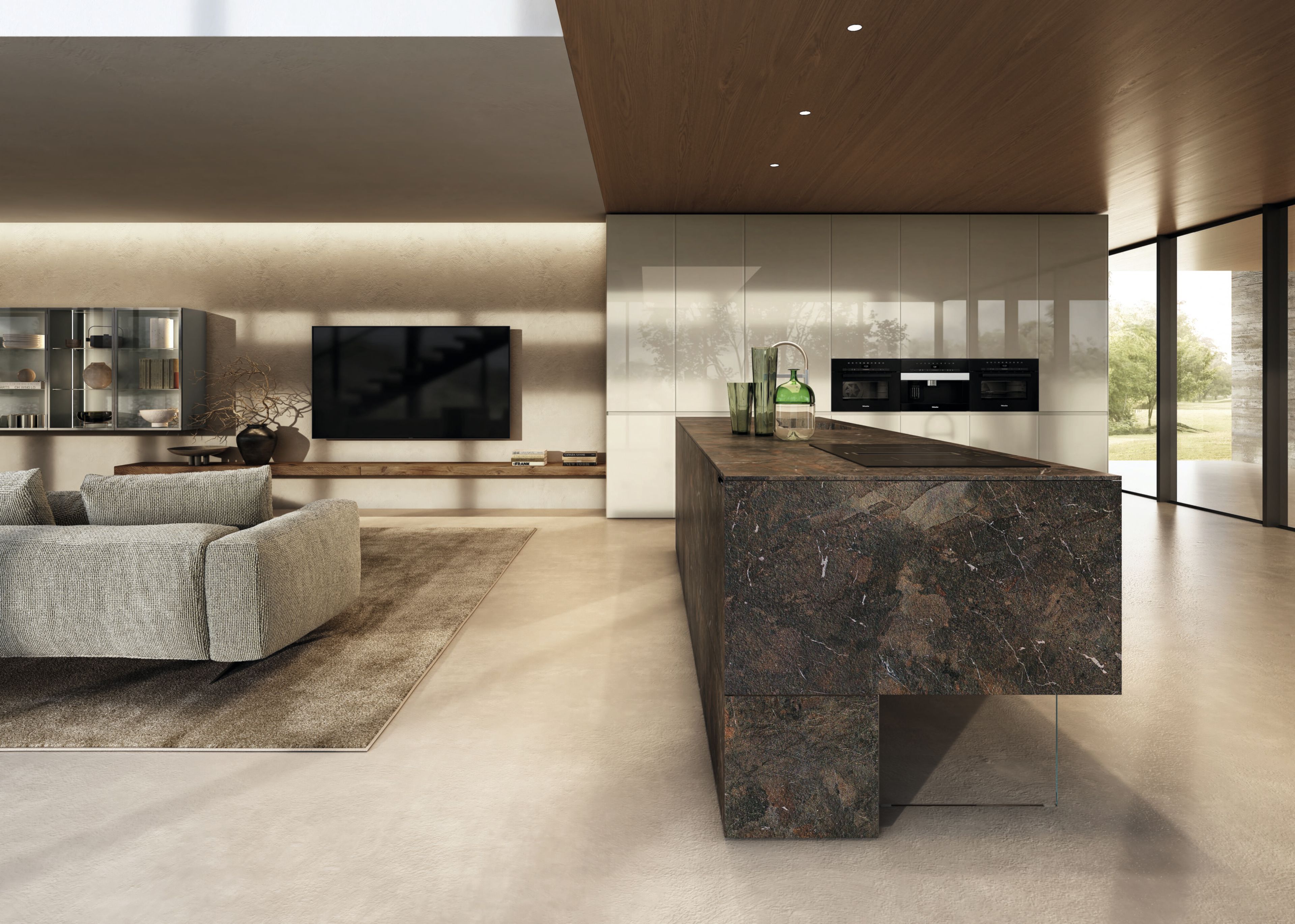 Кухня с островом Lago 36e8 CUT KITCHEN 2822 ARCH-00105368