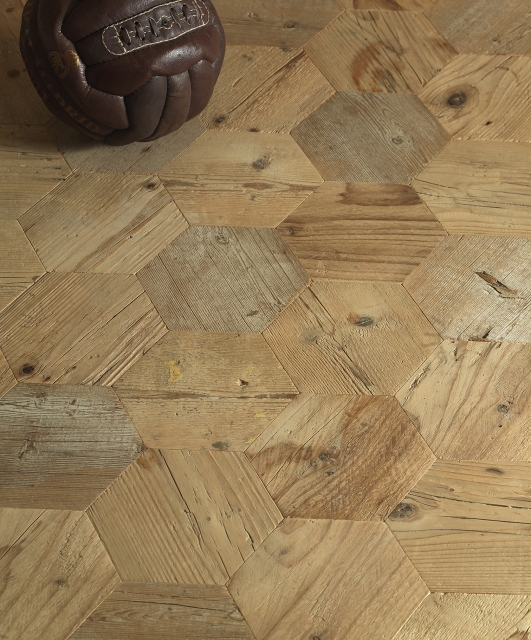 Es2 Tifernoit Старая ель из досок строительных лесов Parquet - Вид №2