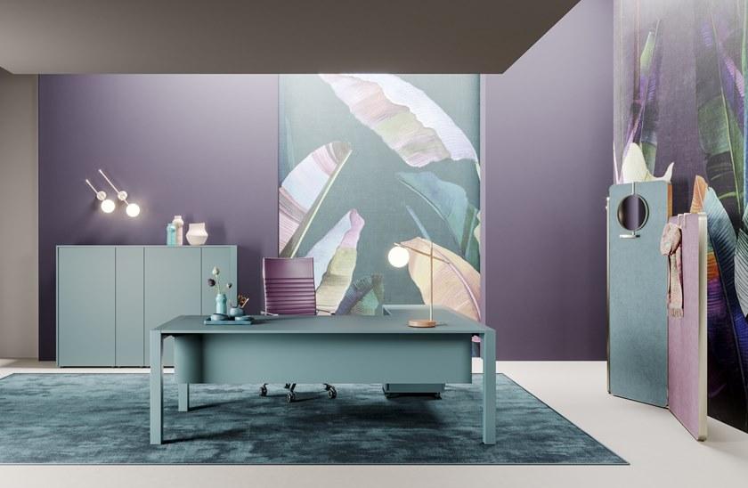 PROF Лакированный письменный стол для руководителей Extralight sun-id-1428220 - Вид №2