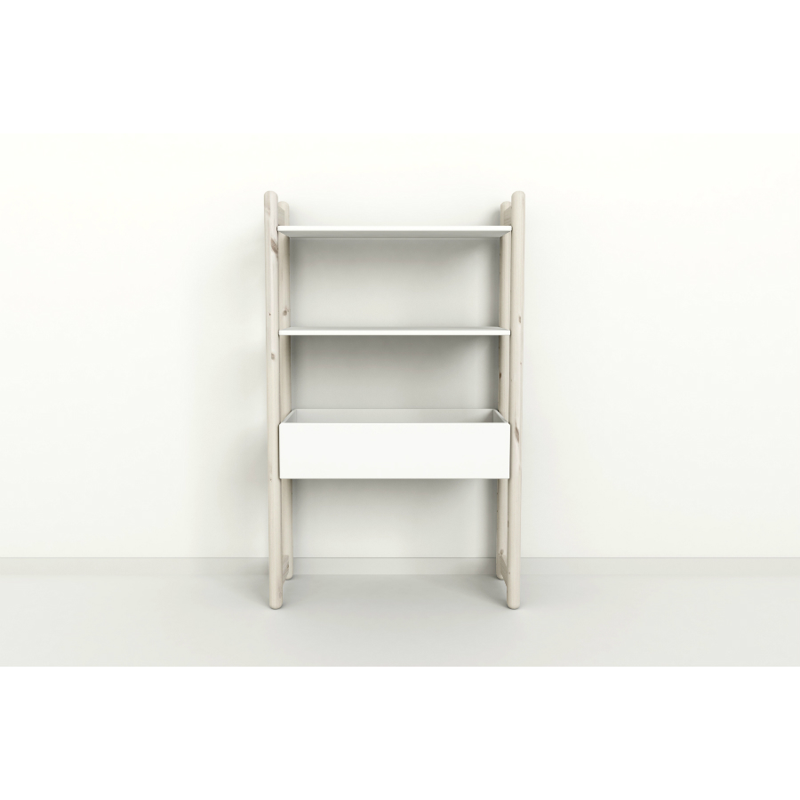 Гарнитур Midi D, 1 полка и 1 ящик-органайзер, белый, искусственно состаренный Flexa 812650390 - Вид №1