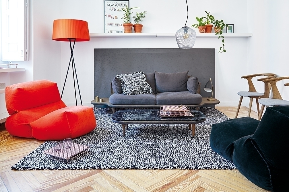 070879 Ковер Black & White GAN Waan - Вид №1