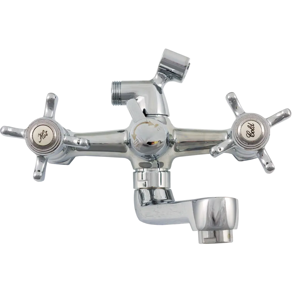 Смеситель для ванной и душа Orange Classic двухвентильный, цвет хром M76 STLM-2121786 - Вид №1