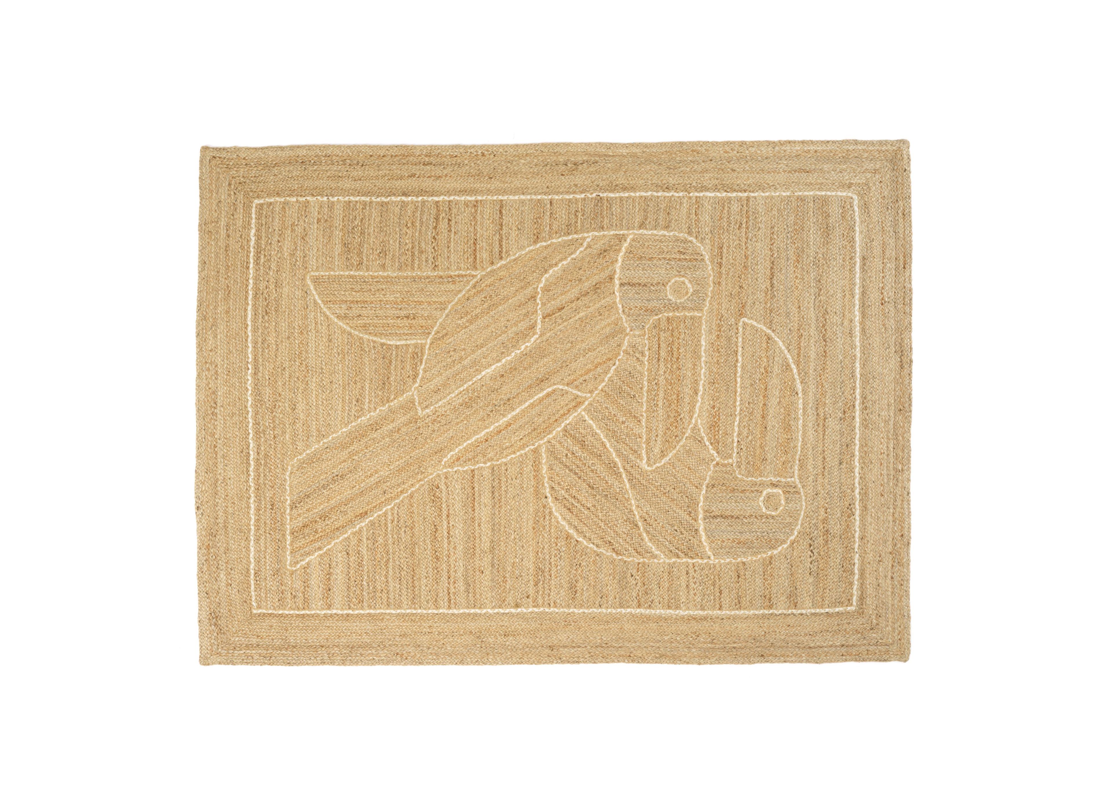 Коврик ручной работы из джута Élitis DIEGO ET FRIDA ARCH-00127909 - Вид №1