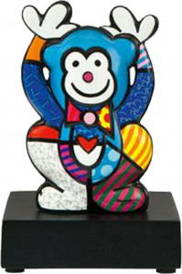 10581356 Goebel Скульптура 13см "Обезьянка" "Бритто" Фарфор