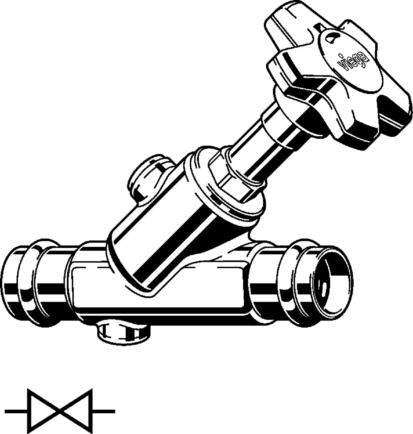 756 901 Модель 2237.5 Трубопроводные системы  Easytop системные вентили  Бронзовые запорные вентили, с 2017 Santreyd  - Вид №1