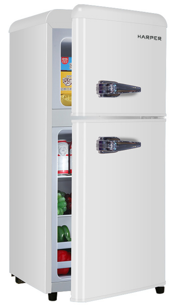9980725 Холодильник компактный   Harper HRF-T120M белый STDN-0053195 - Вид №2