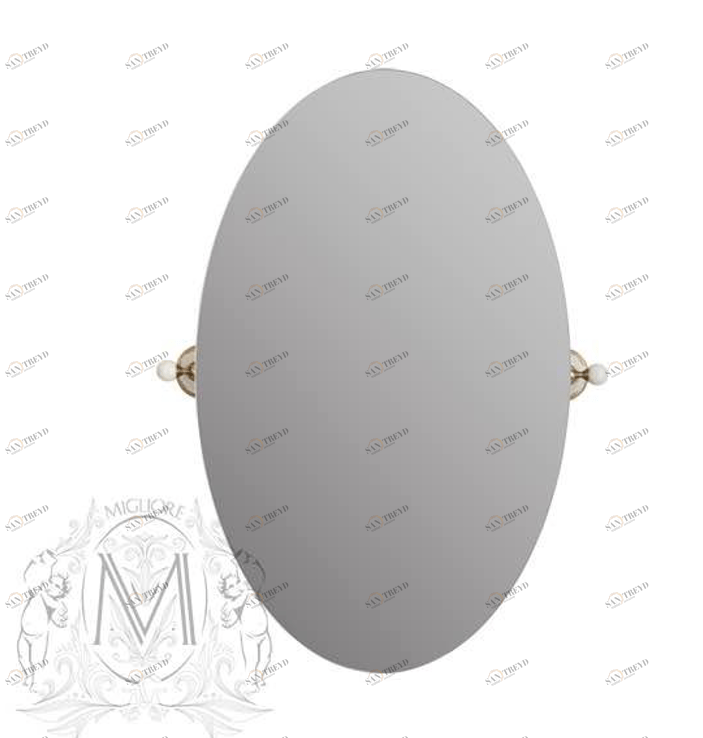 Зеркало овальное MIGLIORE Provance Ml.PRO-60.533.BR, цвет бронза 