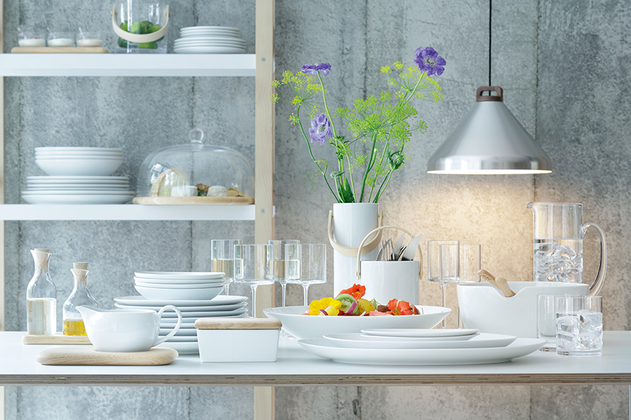 Набор из 4 обеденных тарелок Dine D28 см LSA International P07927997 - Вид №5