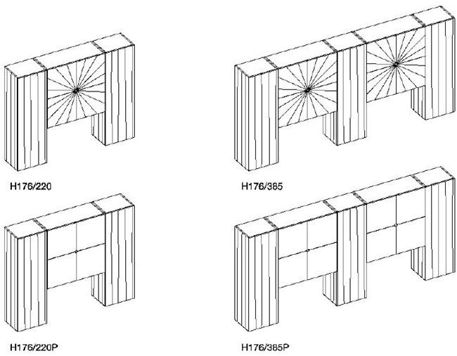 ARTOM by Ultom Комод из фанерованной древесины с распашными дверцами 16gradi sun-id-1382745 - Вид №3
