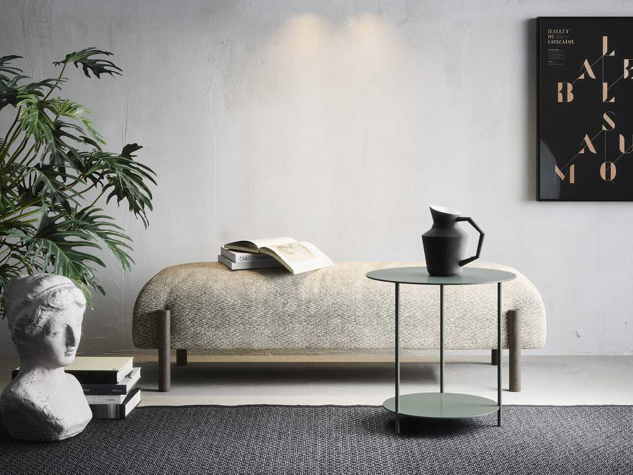 Мягкая скамейка из ткани Novamobili DORA ARCH-00051337 - Вид №1