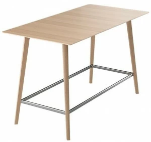 Brunner Прямоугольный деревянный высокий стол Fina