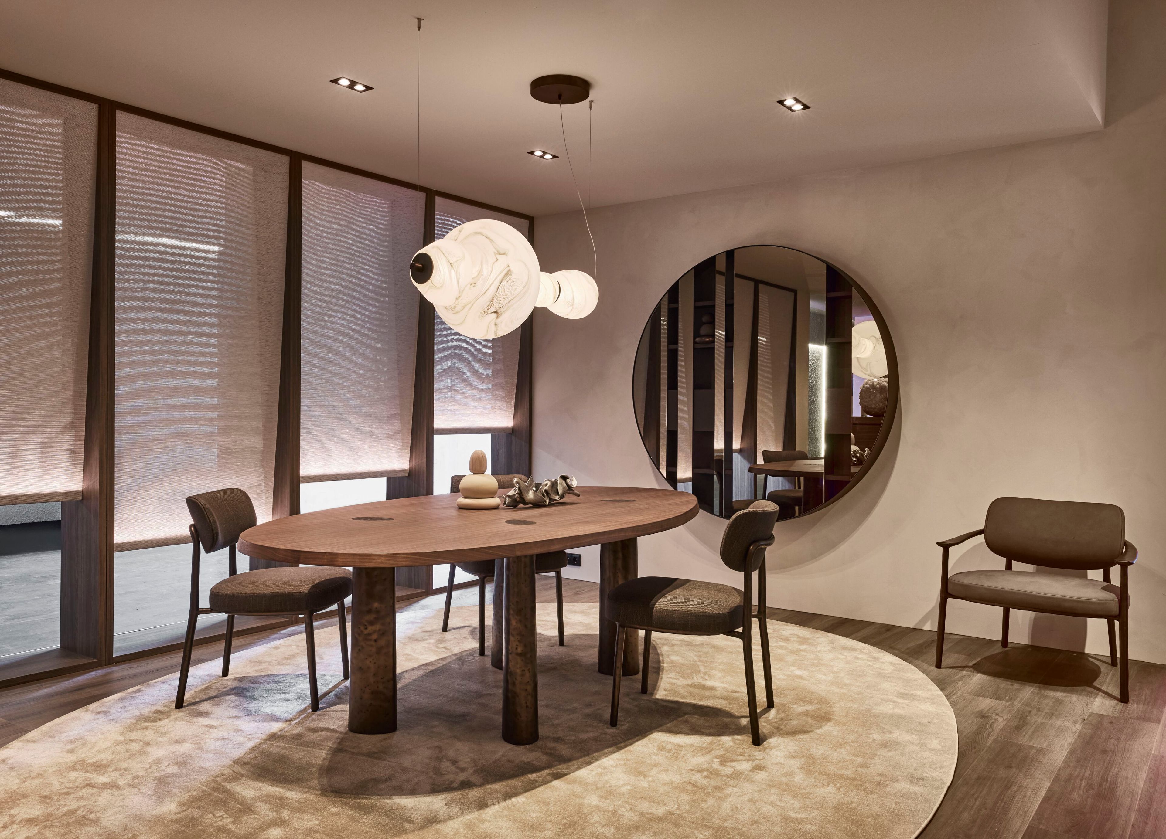 Алюминиевый и деревянный обеденный стол Linteloo Charles ARCH-00105706 - Вид №4