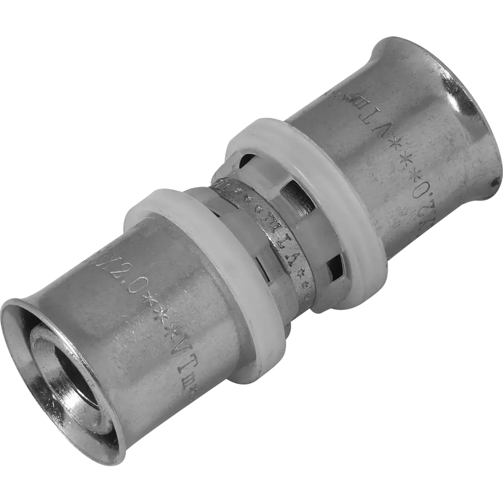 Муфта Valtec 20 мм никелированная латунь VTM.203.N.002020 STLM-2161828