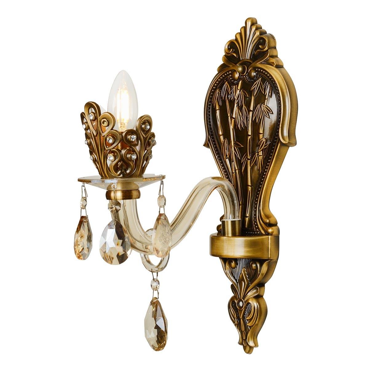 Бра настенное бронзовое iLamp Asia 61078/1 BR ILAMP СВЕЧА 00-3949092 Бронза  - Вид №2