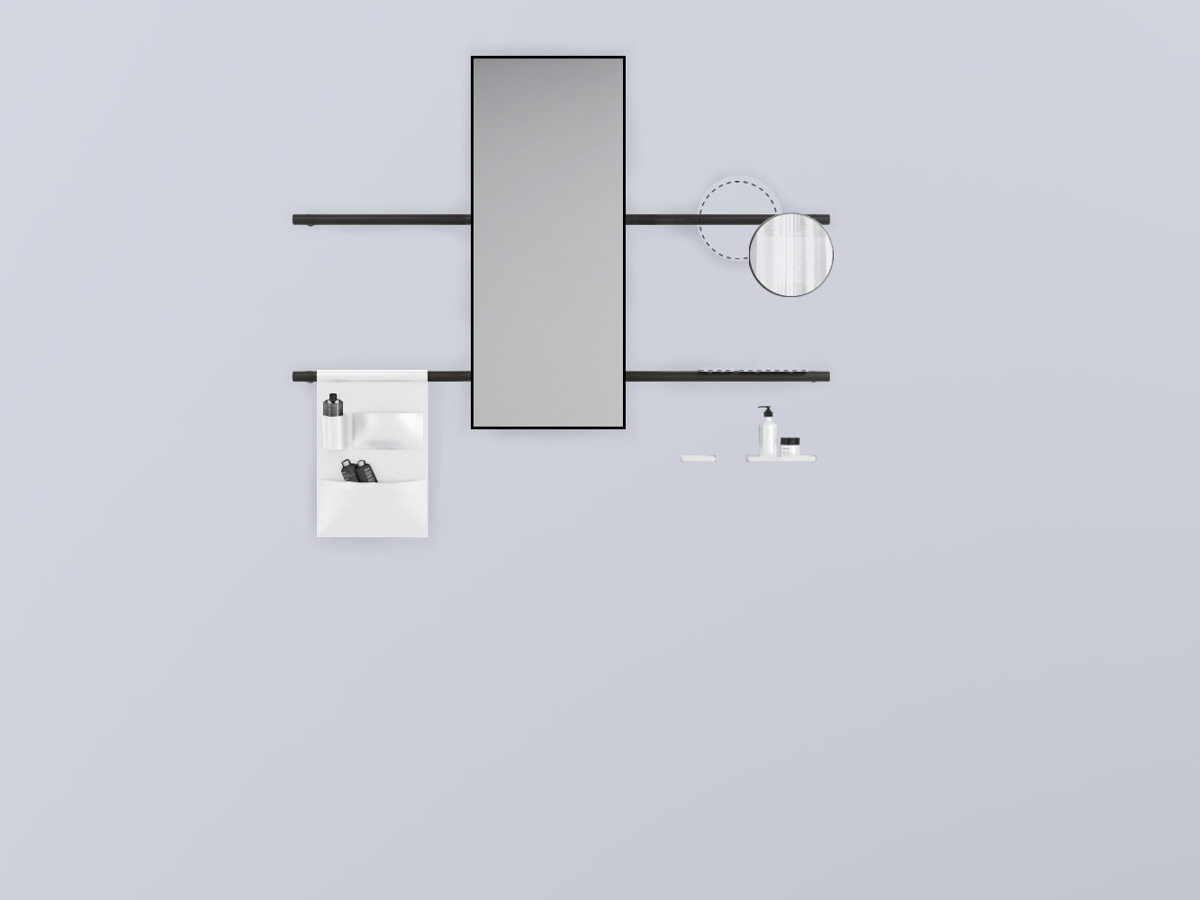 SWSTRE-RO+SWSPR-NM+SWSPI-CM+SWM10-BI+SWM20-BI+SWSCR-BI . прямоугольный дерево cielo Siwa Ceramica Cielo
