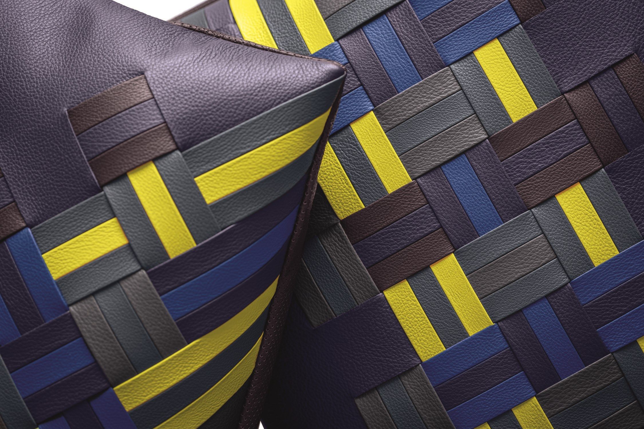 Прямоугольная кожаная подушка Poltrona Frau коллекция-мебель и аксессуары ARCH-00104344 - Вид №3