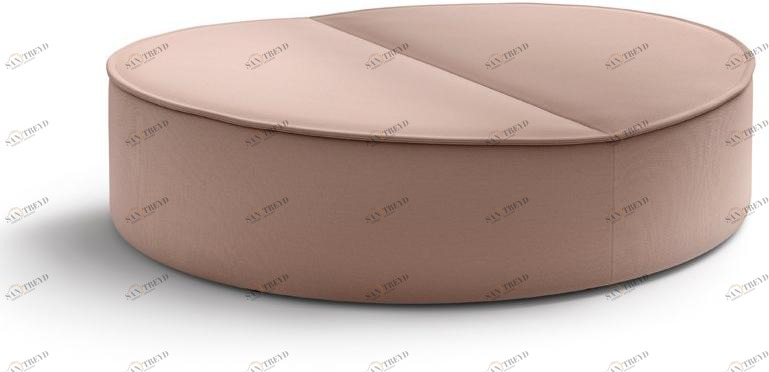 COR Круглый пуф из ткани Nenou sun-id-1394815