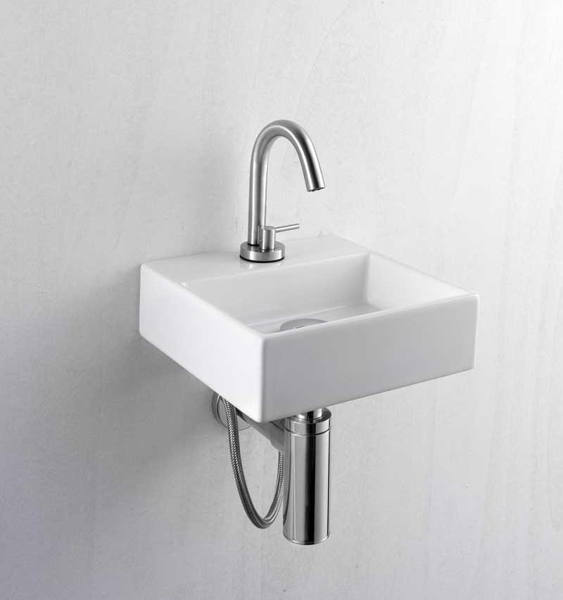 L318T0R1V1.100 Подвесная раковина прямоугольная A. e T. Italia ACQUAFREDDA Белый глянцевый AeT ITALIA - Вид №1