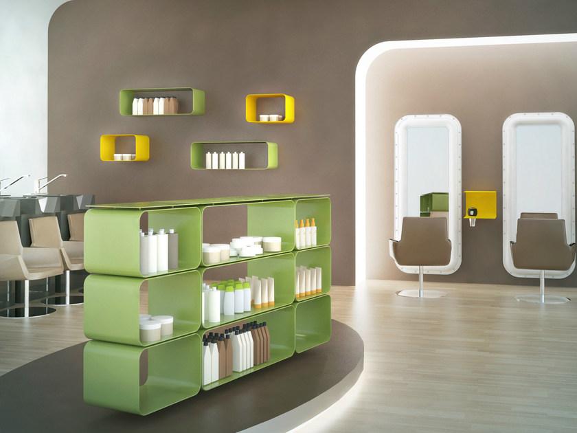 altreforme Модульный модульный открытый книжный шкаф из алюминия District sun-id-1353904 - Вид №7