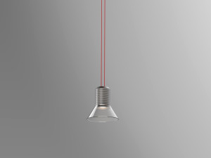 Алюминиевый и стеклянный светодиодный подвесной светильник