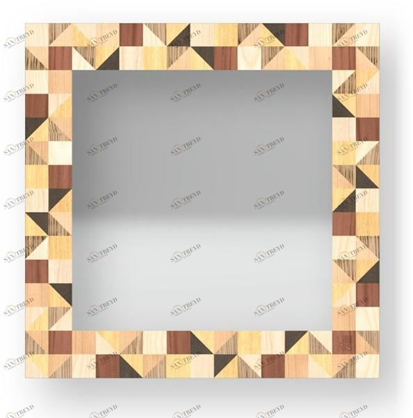 LIGNIS® Квадратное настенное зеркало в раме Dolcevita brio 12.026