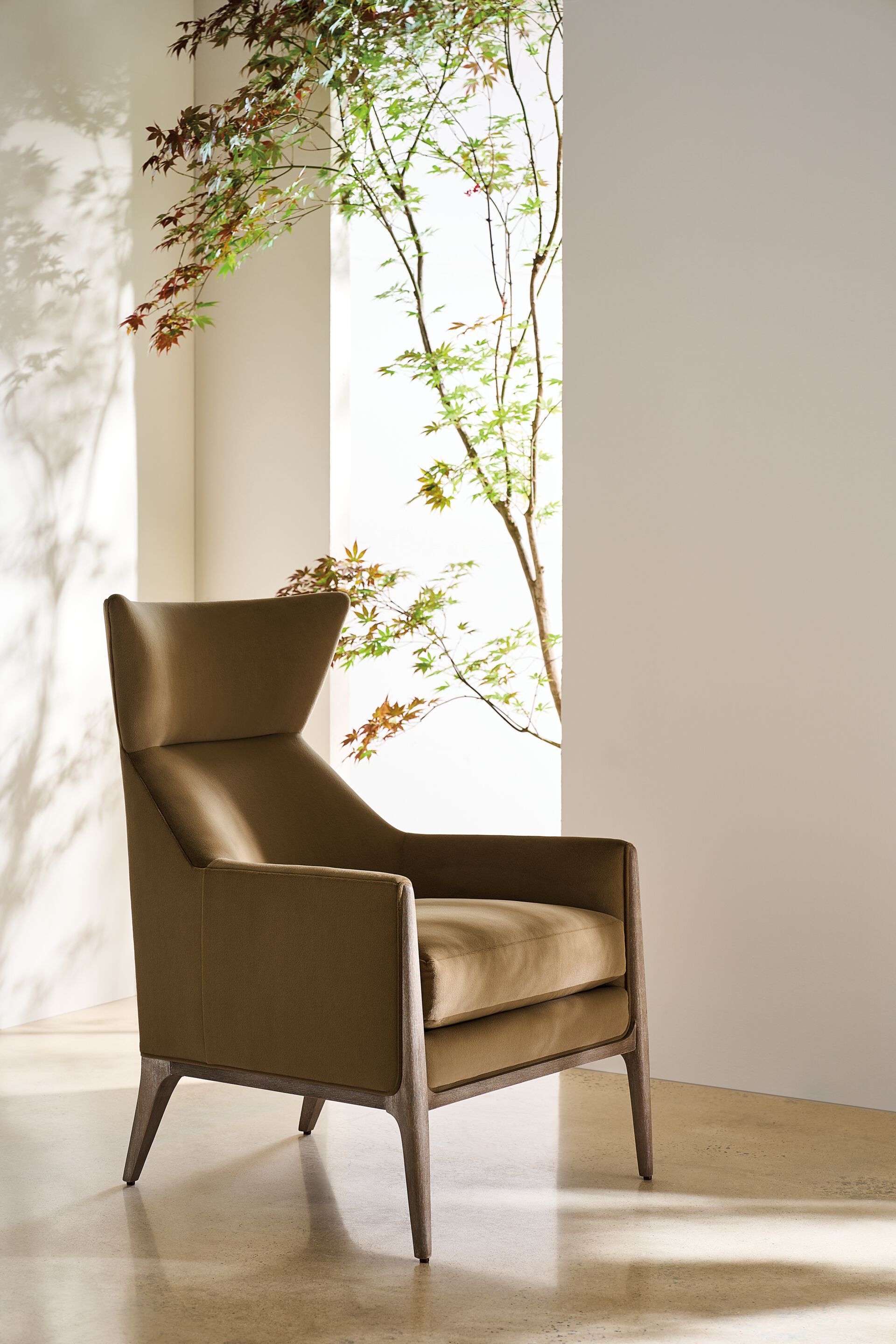 Бархатное кресло с подлокотниками Caracole BOUNDLESS ARCH-00061961 - Вид №1