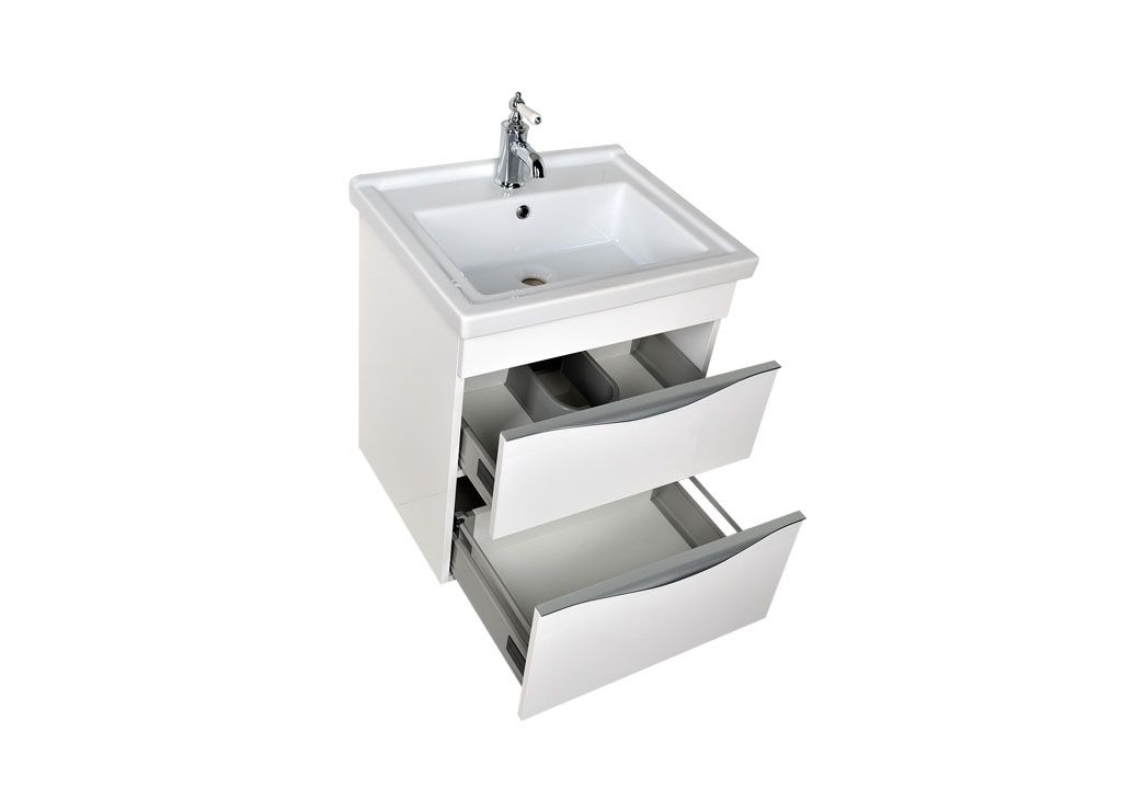 Тумба с раковиной Aquanet Эвора 60 белый 0018430600182322 - Вид №5