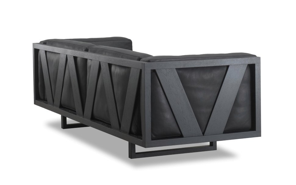 Диван Barred прямой черный ICON DESIGNE ДИЗАЙНЕРСКИЕ 178109 Черный  - Вид №2