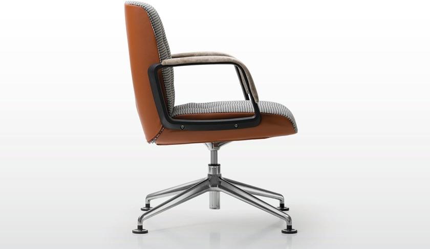 Quinti Sedute Стул для руководителя из ткани с 4 спицами Charles sun-id-1410363 - Вид №2