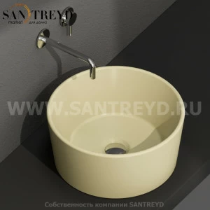 FO035SE Накладная раковина на столешницу  круглая Ceramica Globo