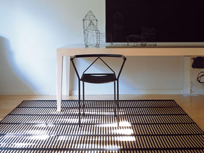 Полосатый прямоугольный ковер ручной работы Woodnotes CUT STRIPE ARCH-00152046 - Вид №2