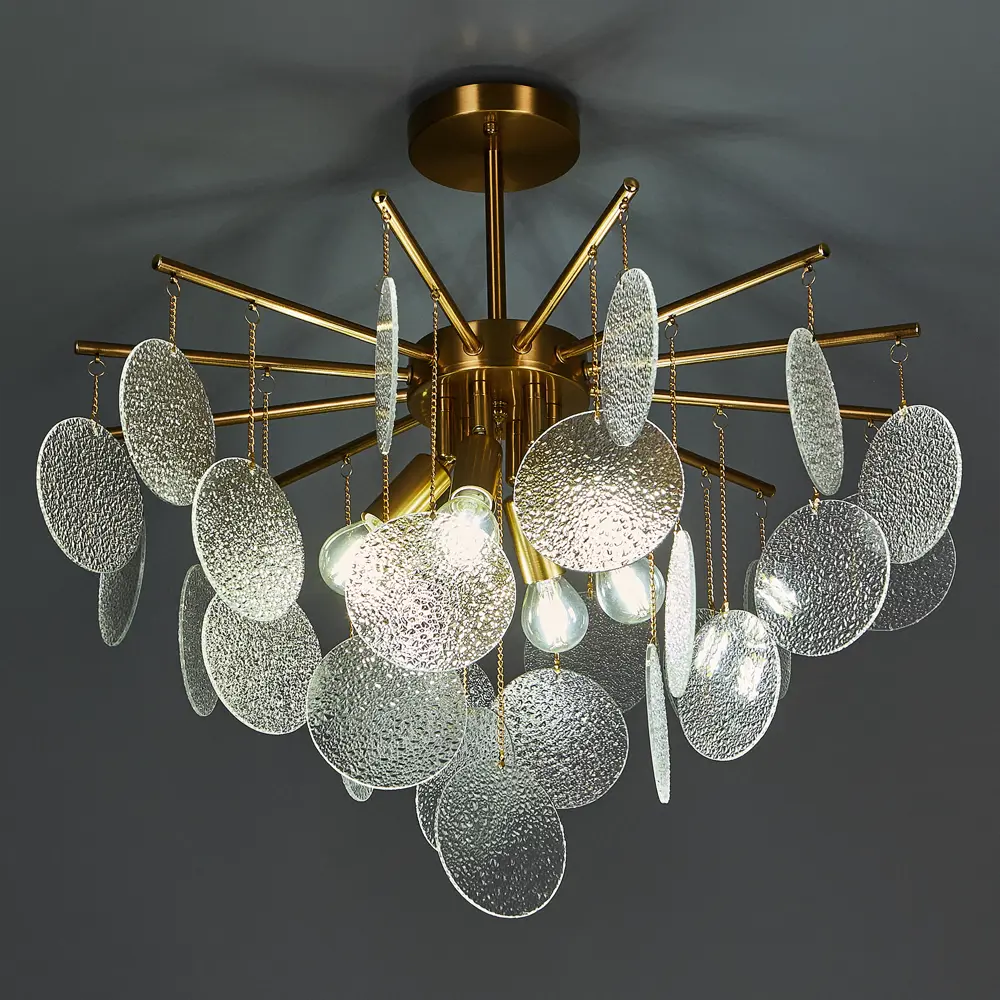 DE CITY Бриз - Люстра на штанге с шестью плафонами для гостиной 88038428 STLM-0912991 - Вид №1