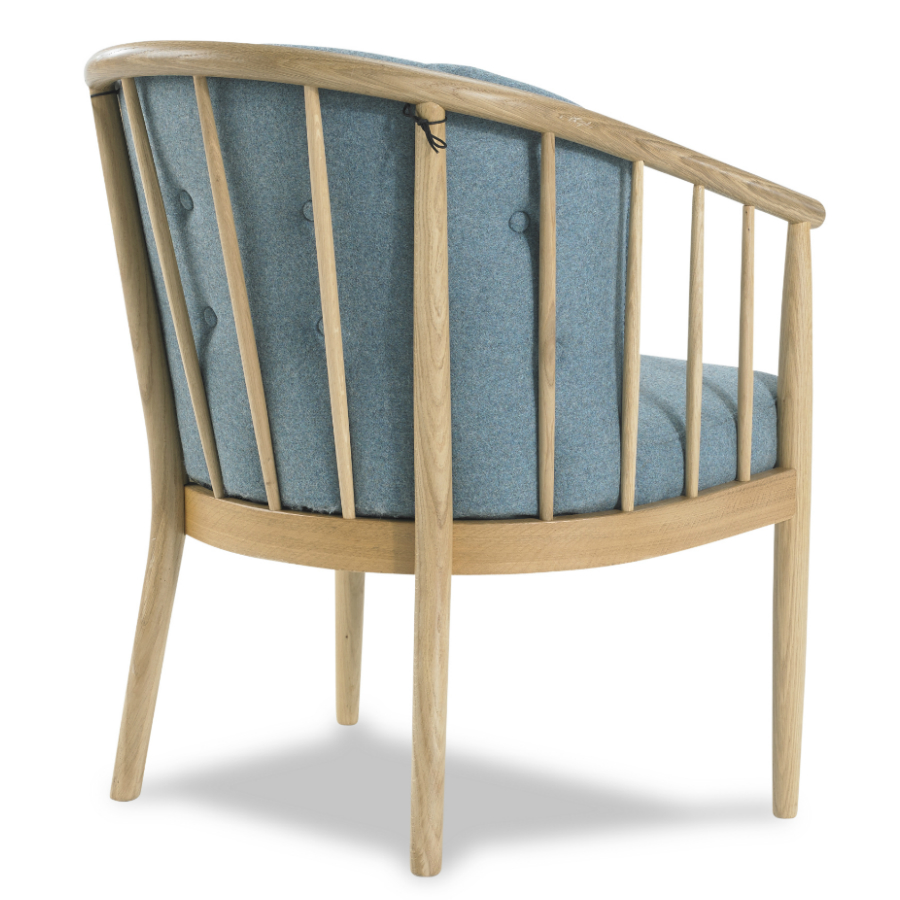 Кресло с восемью кнопками Anna, дуб, сине-зеленое Kragelund 40600202520 - Вид №3