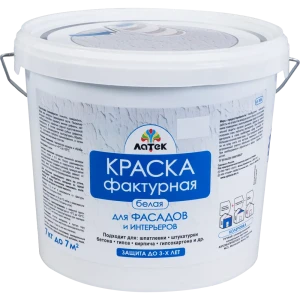 Краска для фасадов фактурная Латек Л305 7 кг