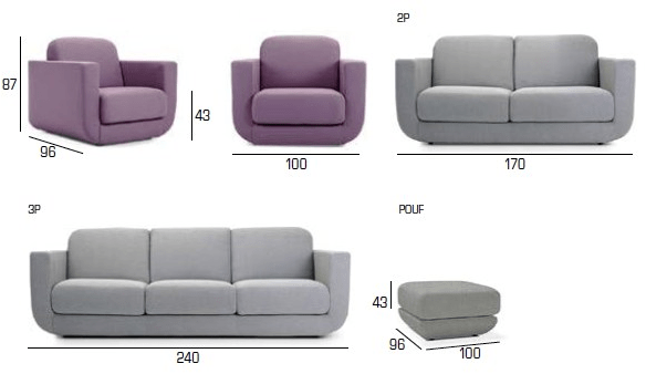 Adrenalina Мягкий диван Nè sun-id-1457182 - Вид №3