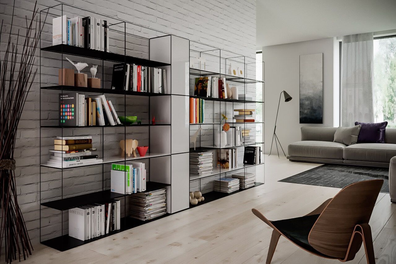 Модуль для модульной книжной полки из железного прута Pipedesign Qubo ARCH-00143333 - Вид №1