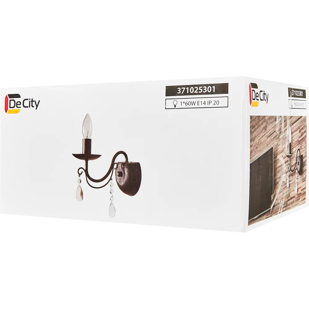 DE CITY Бра «Аврора» — классический настенный светильник для уютного интерьера 82312669 STLM-0024458 - Вид №7