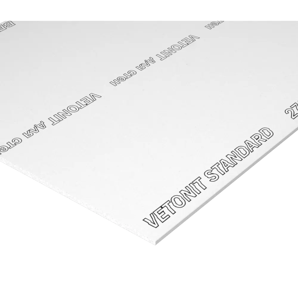 Гипсокартон 12.5 мм Vetonit Оптима 2700x1200 мм 3.24 м² STLM-2119387 - Вид №1