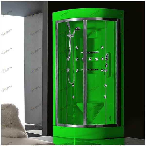 Душевая кабина Gruppo treesse Acquazzurra 90 STI-B7596D-ZE белая с гидромассажем угловая правая STIB7596DZE