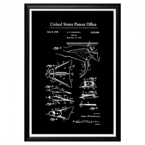 896521388_1818 Арт-постер «Патент на ласты, 1943» Object Desire