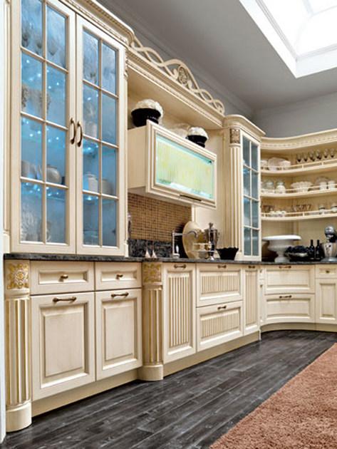 Martini Interiors Встроенная кухня из лакированной вишни с островом Convivio sun-id-1413372 - Вид №3