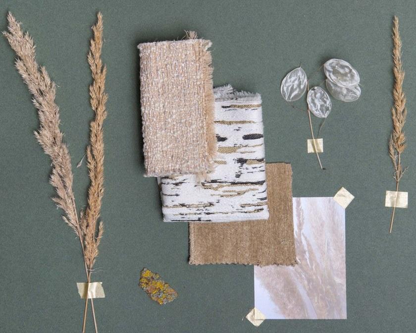 LELIEVRE Блестящая жаккардовая ткань Nature précieuse 0612 - Вид №9