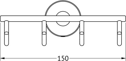 NOS 004 Крючок четверной FBS Nostalgy - Вид №1