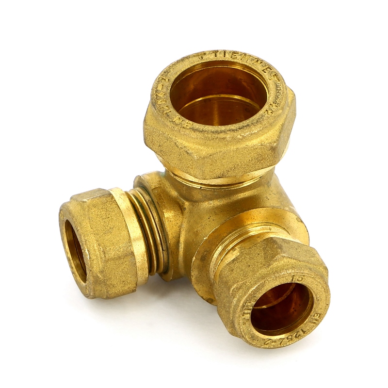 Тройник обжим трехплоскостной TIEMME 22х15х15 1000198 - Вид №1