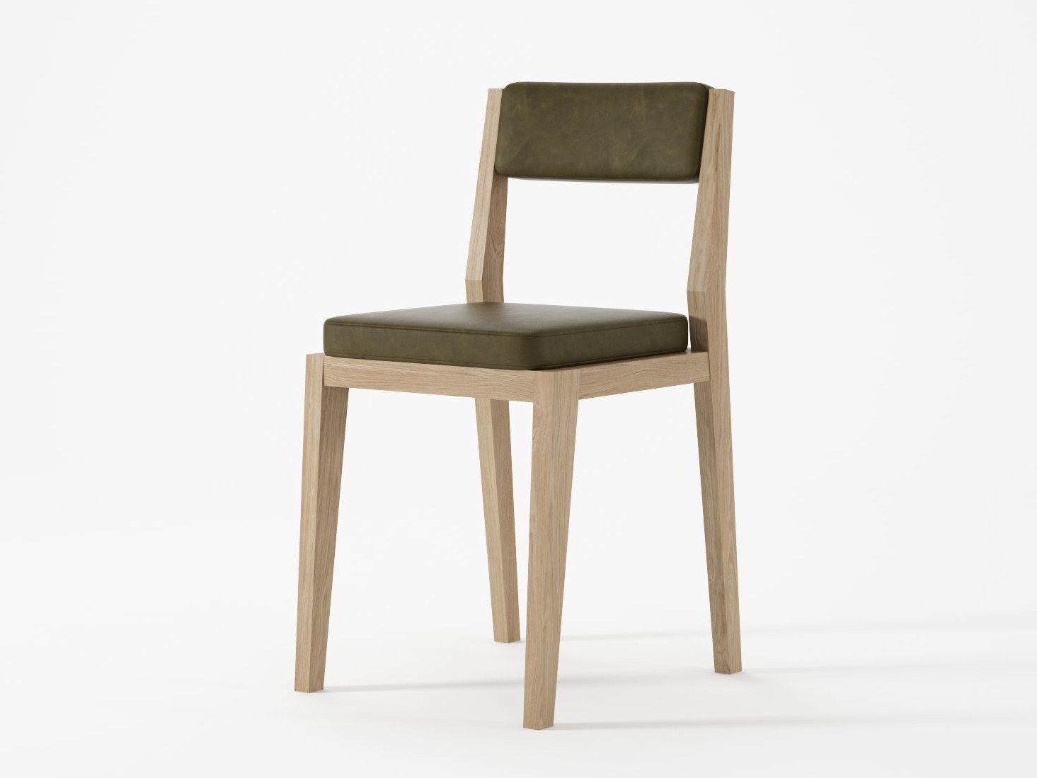 Мягкий стул для ресторана из массива дерева KARPENTER Nouveau Bistro ARCH-00008818 - Вид №7