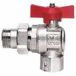 Кран угл. с нак.гайкой с дрос.рук.3/4 нр/вн 298