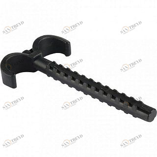 Дюбель-крюк двойной, для труб d=20мм, длина 80мм STOUT SMF0003028020