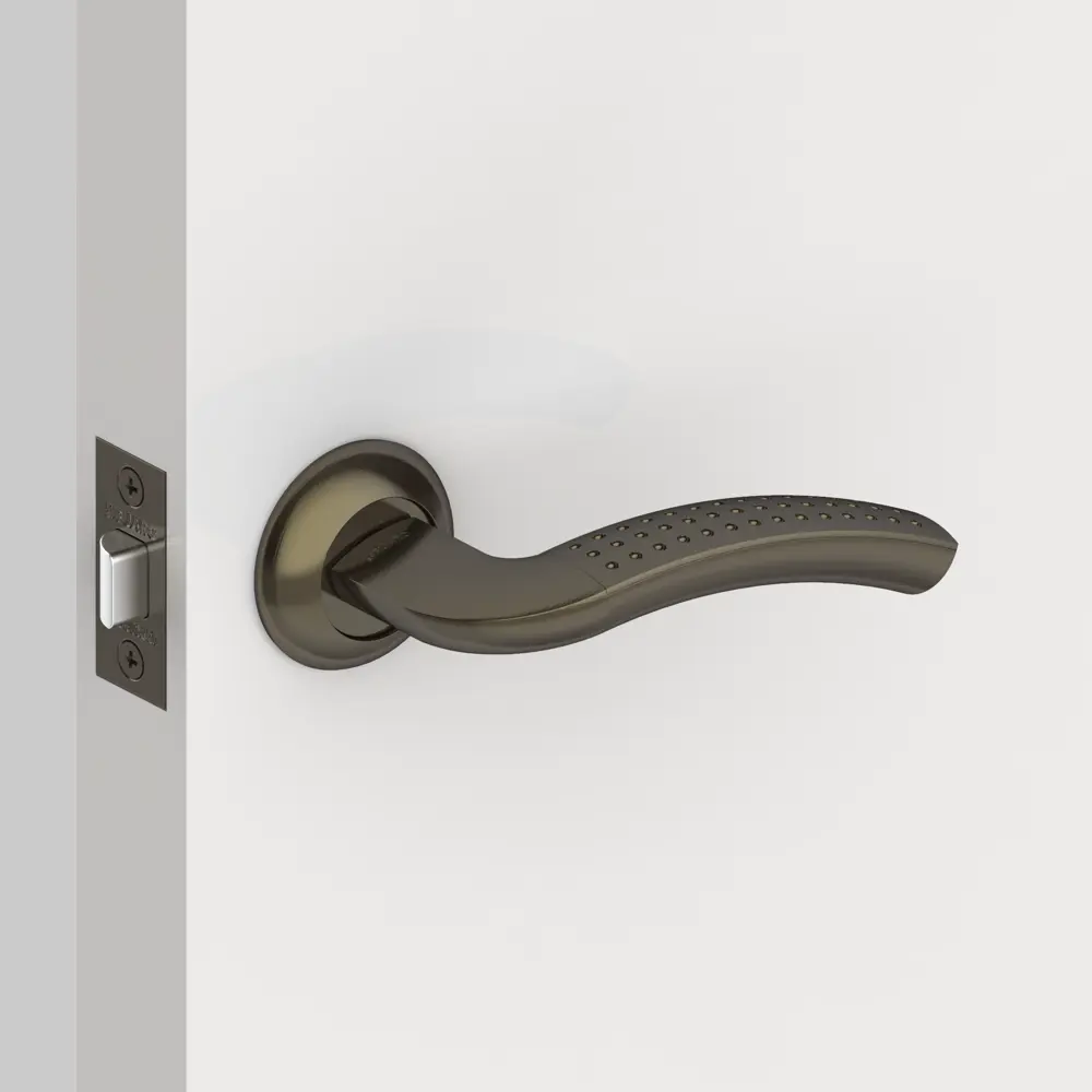 Ручка дверная на розетке Intro RM ABG6, цвет бронза FUARO STLM-2011766 - Вид №7