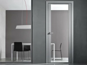 CONNECTICUT Распашная дверь из алюминия и стекла со скрытыми петлями